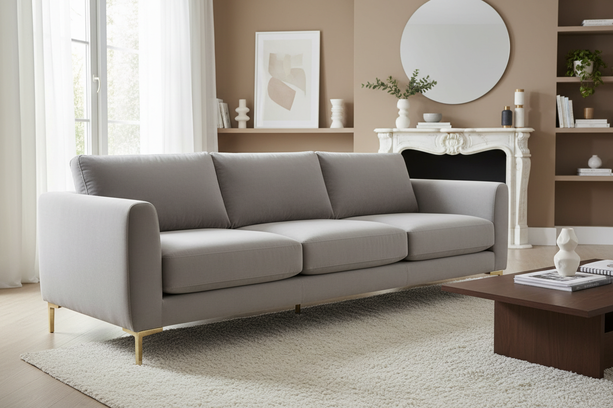 Modern Luxury 3-Seater Sofa