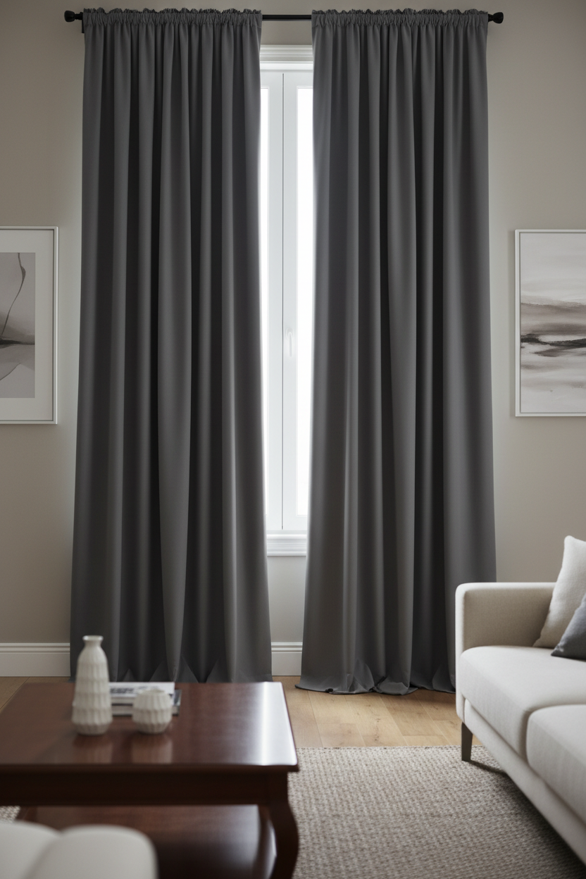 Luxury Blackout Curtains Set of 2 Panels